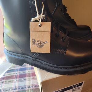 Dr. Martens Black Combat Boots